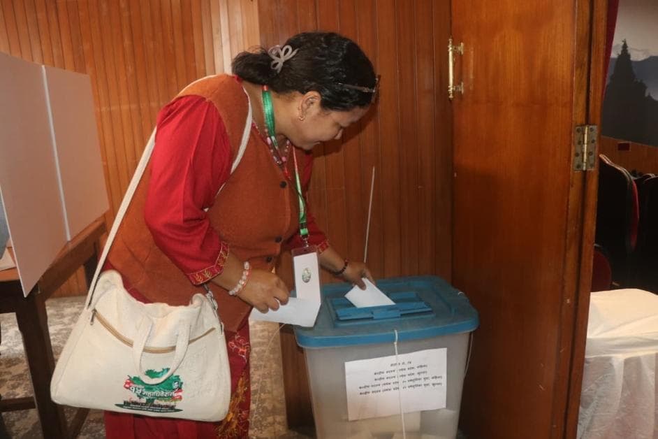 Nepali Congress General Convention: 1,293 Votes Cast in Initial Two Hours of Polling