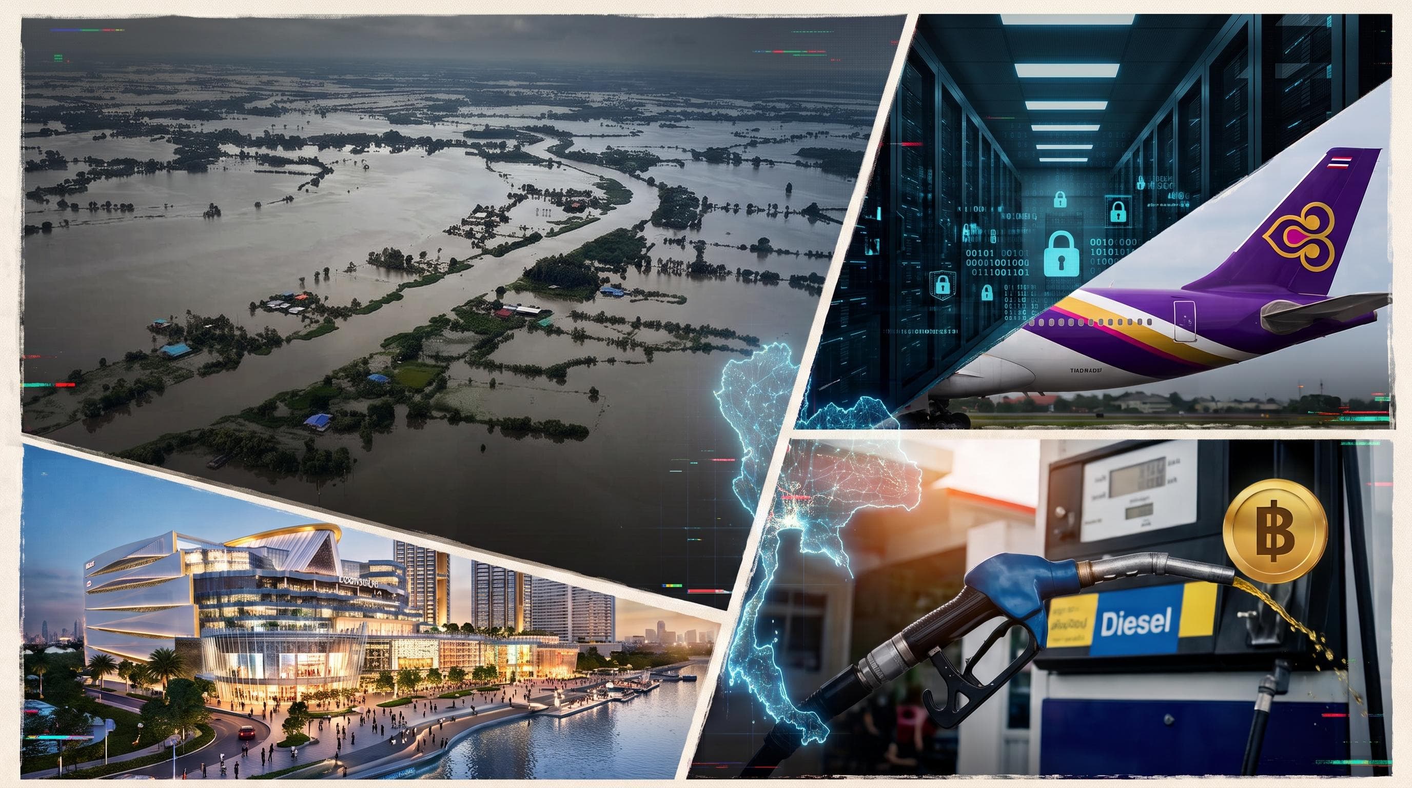 Thailand News Roundup: Weather Alerts, Cyber Concerns, Mega-Developments, and Economic Headwinds